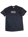 Screen Stars Shirt "Bitch" Schwarz L