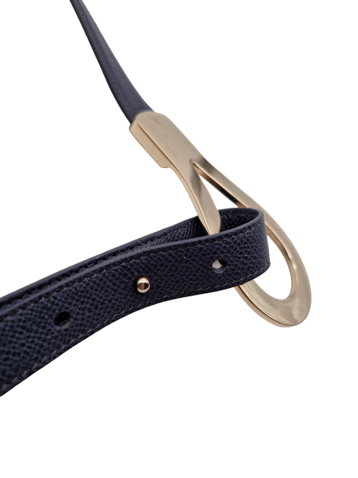Armani Gürtel Feminin Made In Italy Schlaufe Schwarz Gold