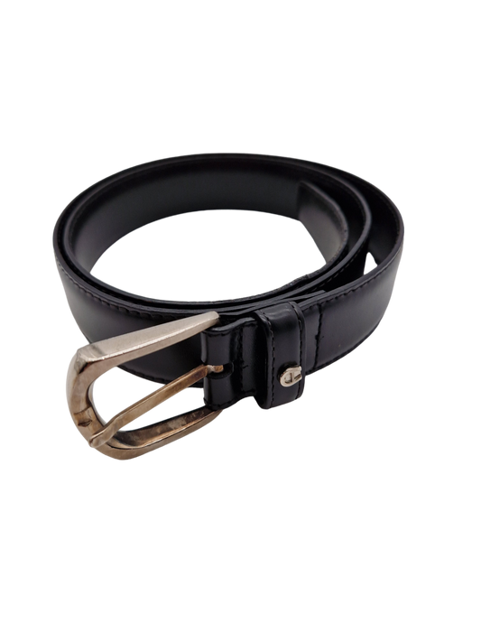 Vintage Aigner Gürtel Basic Schwarz
