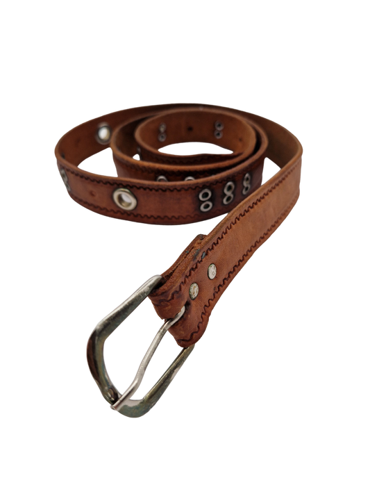 Vintage Gürtel Leder Braun