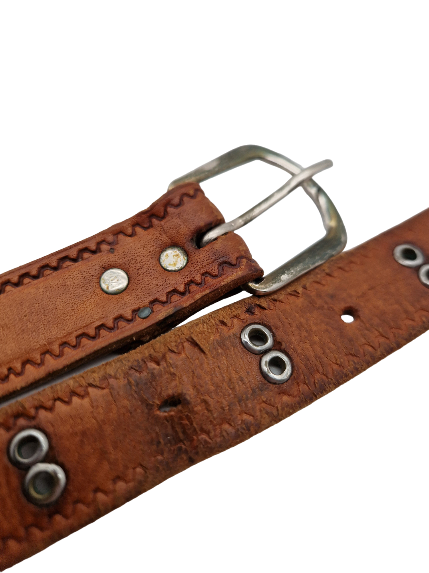 Vintage Gürtel Leder Braun