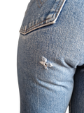 Vintage Wrangler Jeans Made In USA Blau 29x34