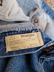 Vintage Wrangler Jeans Made In USA Blau 29x34