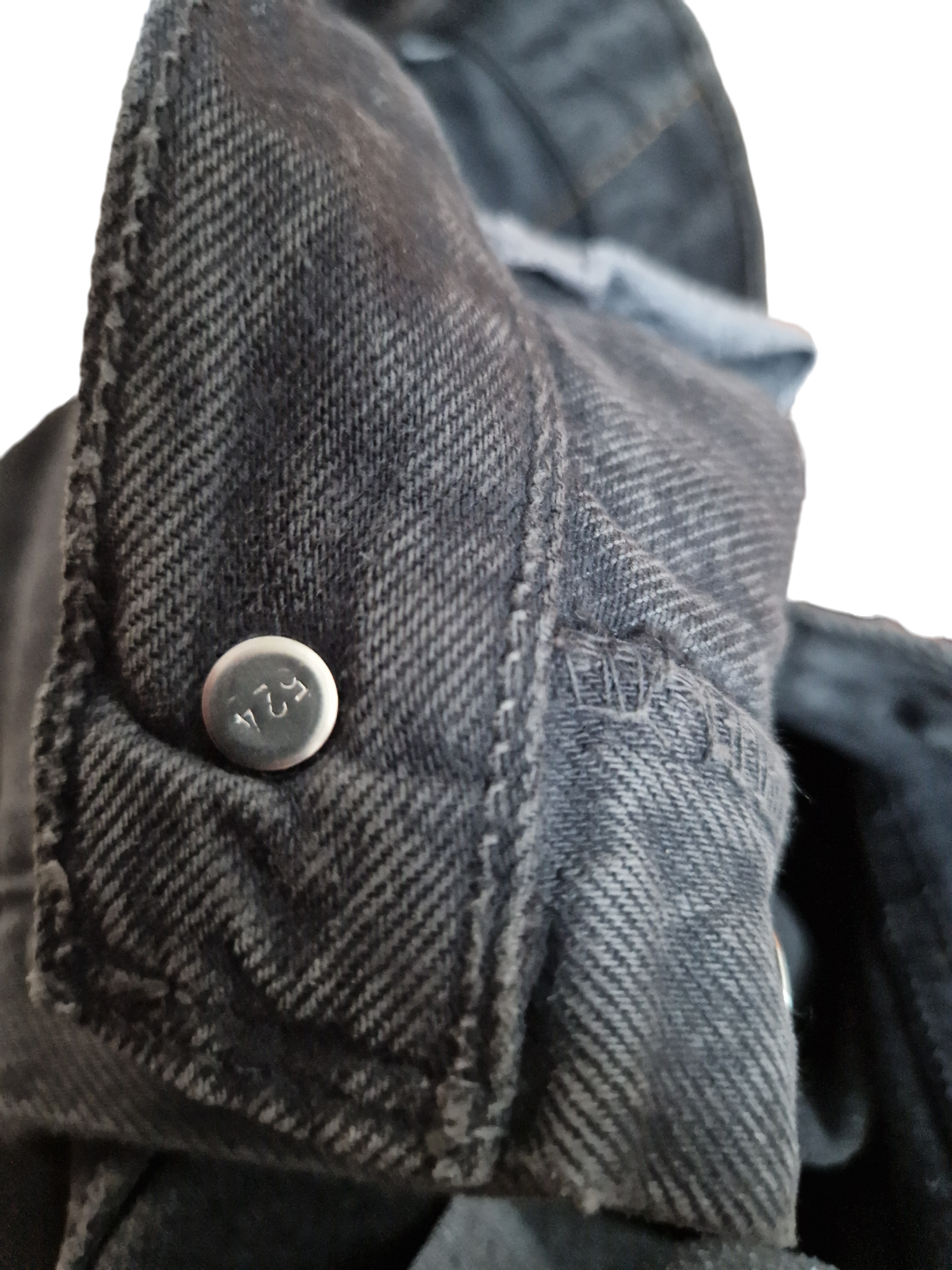 Vintage Levis Jeans 501 Made In USA Schwarz W28 L30
