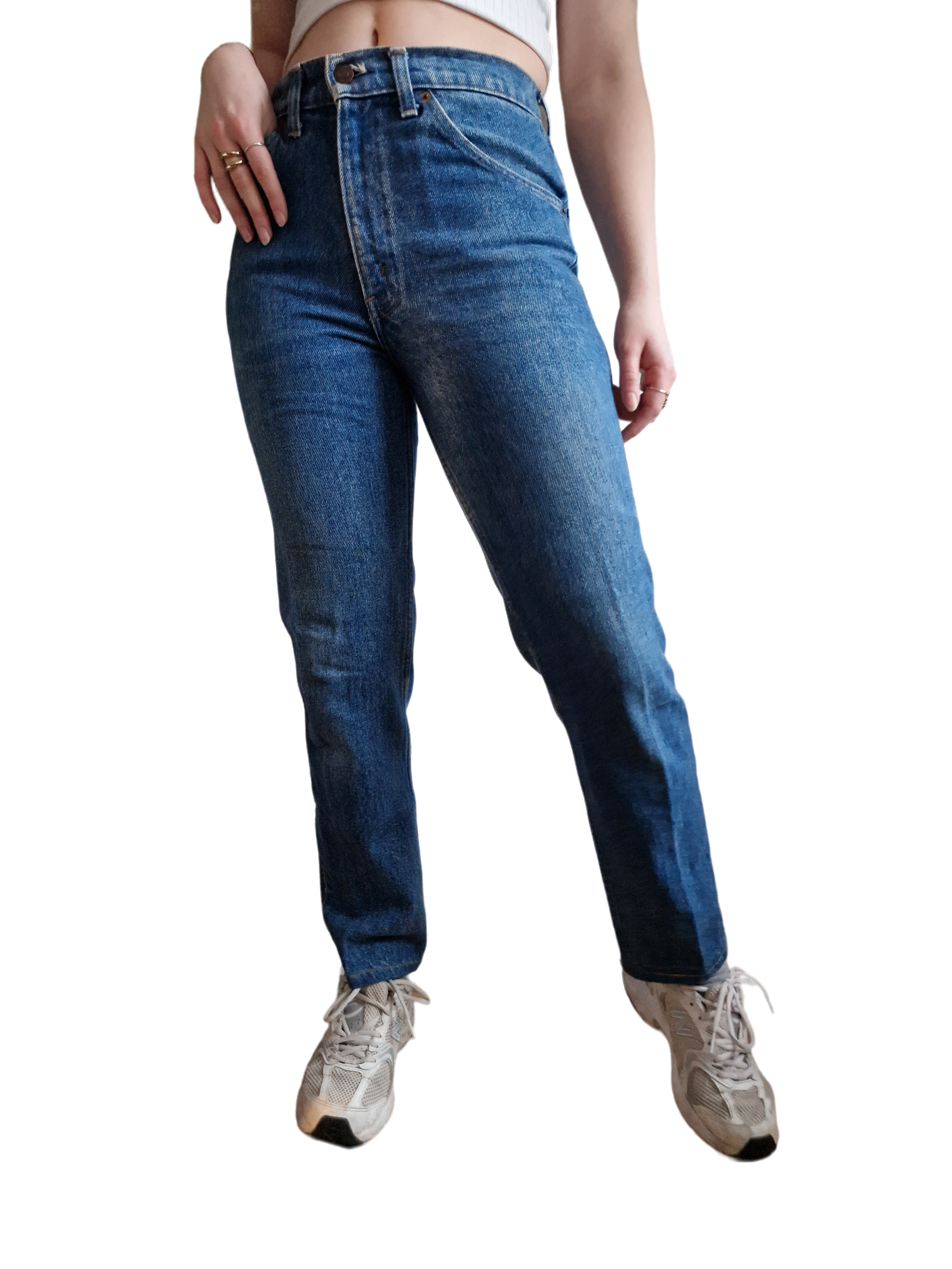 Vintage Levis Jeans 639 02 17 Orange Tab Made In Belgium Blau W30 L34