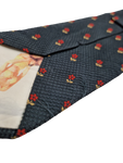 Vintage Dolce & Gabbana Krawatte Hidden Print Flowers Seide Made In Italy