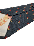 Vintage Dolce & Gabbana Krawatte Hidden Print Flowers Seide Made In Italy