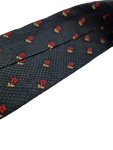 Vintage Dolce & Gabbana Krawatte Hidden Print Flowers Seide Made In Italy