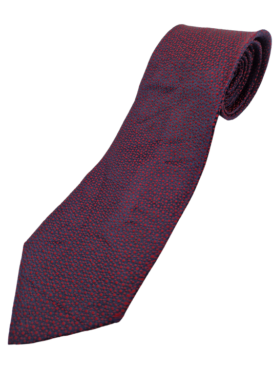 Vintage Salvatore Ferragamo Krawatte Dots Seide Made In Italy Navy Rot