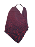 Vintage Salvatore Ferragamo Krawatte Dots Seide Made In Italy Navy Rot