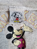 Vintage Disney Sweater Mickey & Co Made In USA Bestickt Grau L