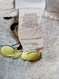 Vintage Disney Sweater Mickey & Co Made In USA Bestickt Grau L