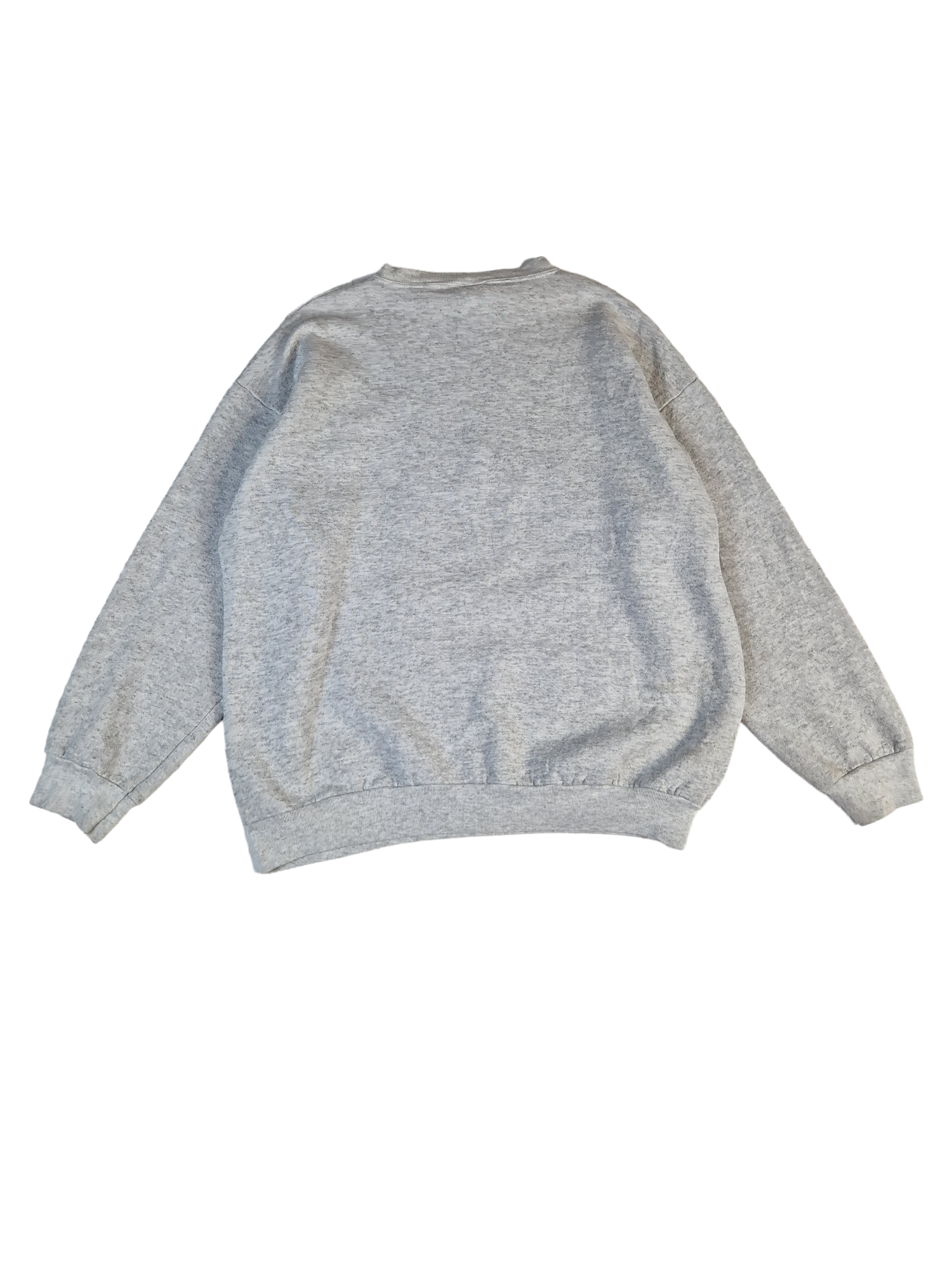 Vintage Disney Sweater Mickey & Co Made In USA Bestickt Grau L