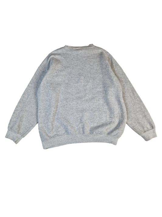 Vintage Disney Sweater Mickey & Co Made In USA Bestickt Grau L