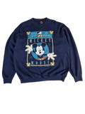 Vintage Disney Sweater Mickey Unlimited By Jerry Leigh Made In USA Dunkelblau XL
