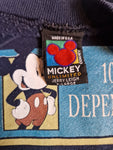 Vintage Disney Sweater Mickey Unlimited By Jerry Leigh Made In USA Dunkelblau XL