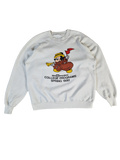Vintage Disney Sweater Micky Maus College Programs Spring 1990 Weiß M-L