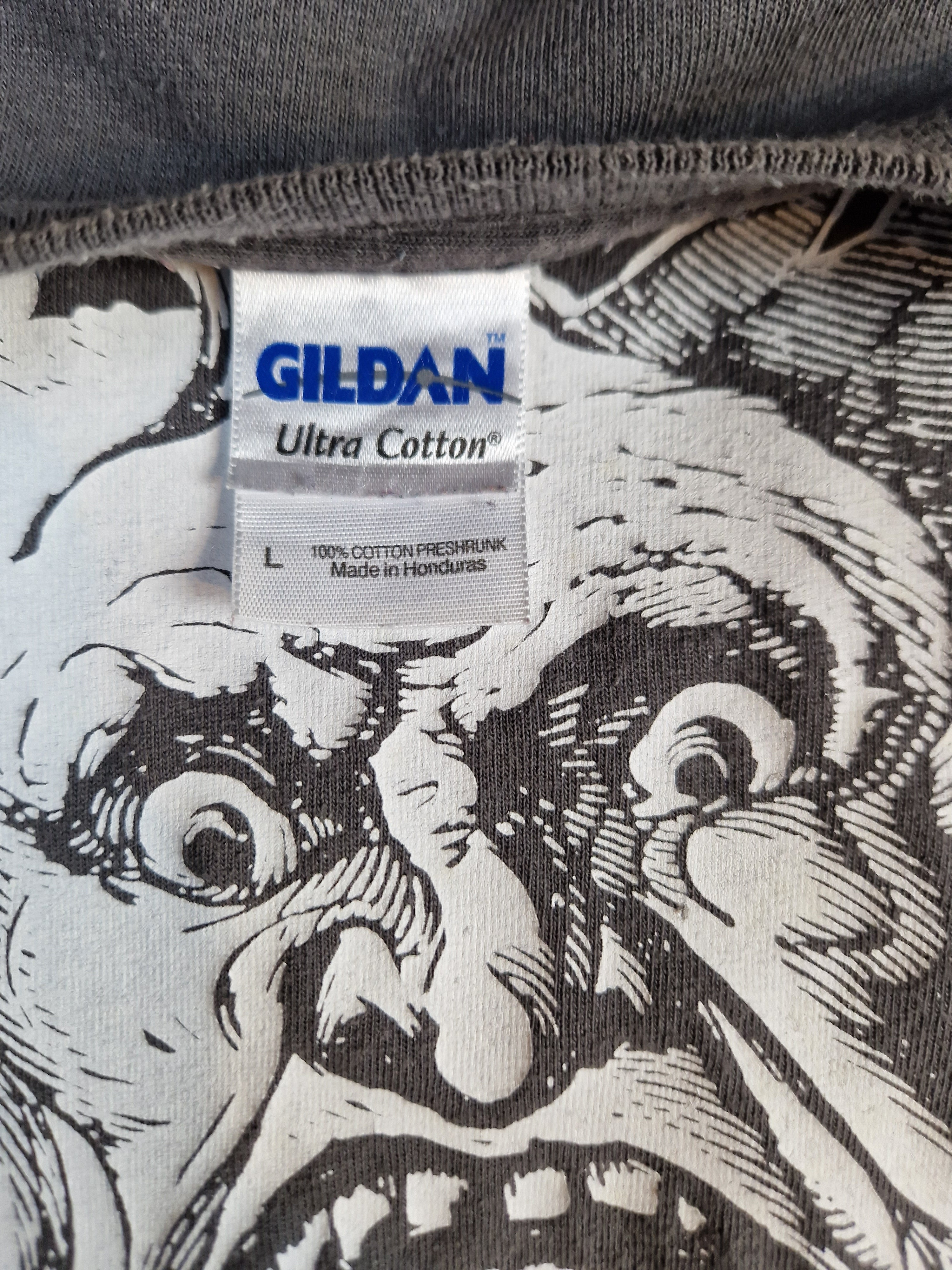 Gildan Shirt Werbung TABU Absinth Grau L - RareRags
