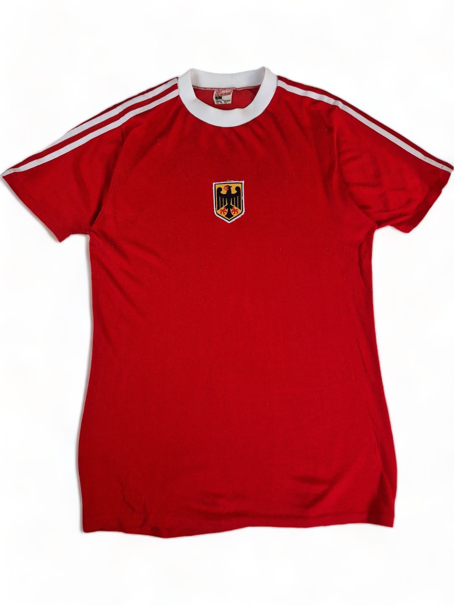 Rare! Vintage Adidas By Erima Trikot 70s  Made In West Germany Rot L - RareRags