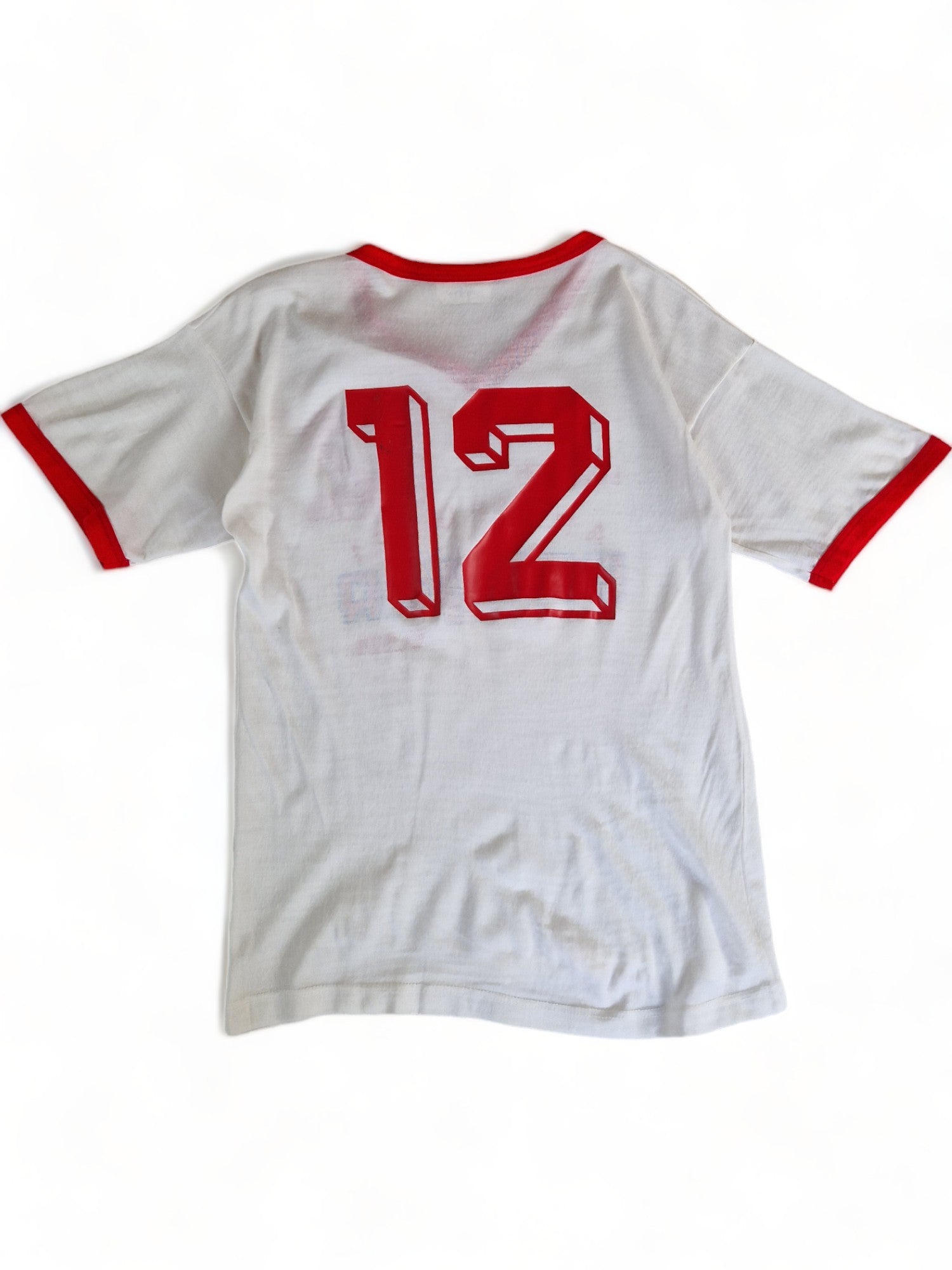 Rare! Vintage Reebok Trikot 80s Pallacanestro Varese Antifurti Ranger By Elser Weiß Rot S-M - RareRags