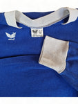 Vintage Erima Trikot Langarm 70s Blank Made In West Germany Blau Weiß M