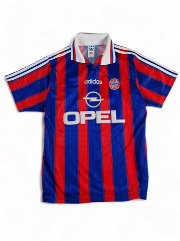 Vintage Adidas Trikot Bayern Customized #16 Klinsmann 1995-97 Blau Rot S