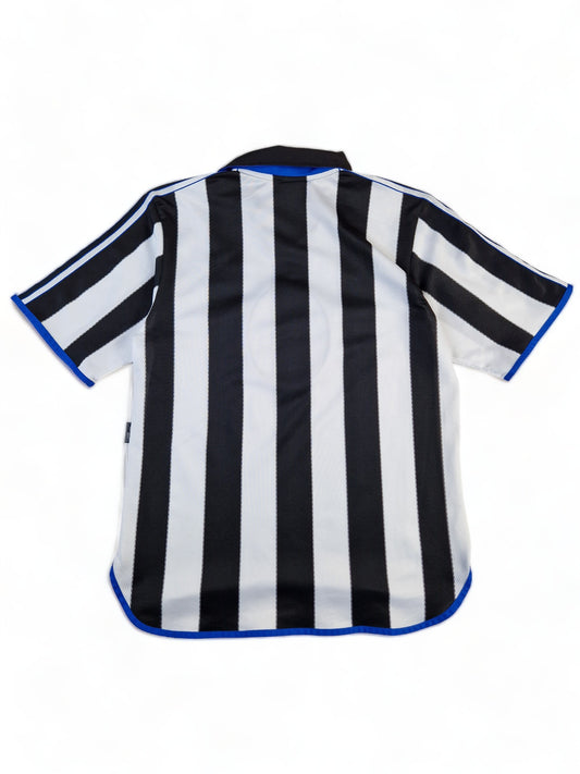 Vintage Adidas Trikot Newcastle United 99/00 Heim Fußball Schwarz Weiß L