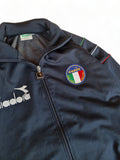 Diadora Sportjacke Retro Italia Dunkelblau L