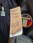 Diadora Sportjacke Retro Italia Dunkelblau L