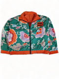 Vintage Sportjacke/Windbreaker Reversible 2in1 Surf Lines Jams World Honolulu Hawaii USA M
