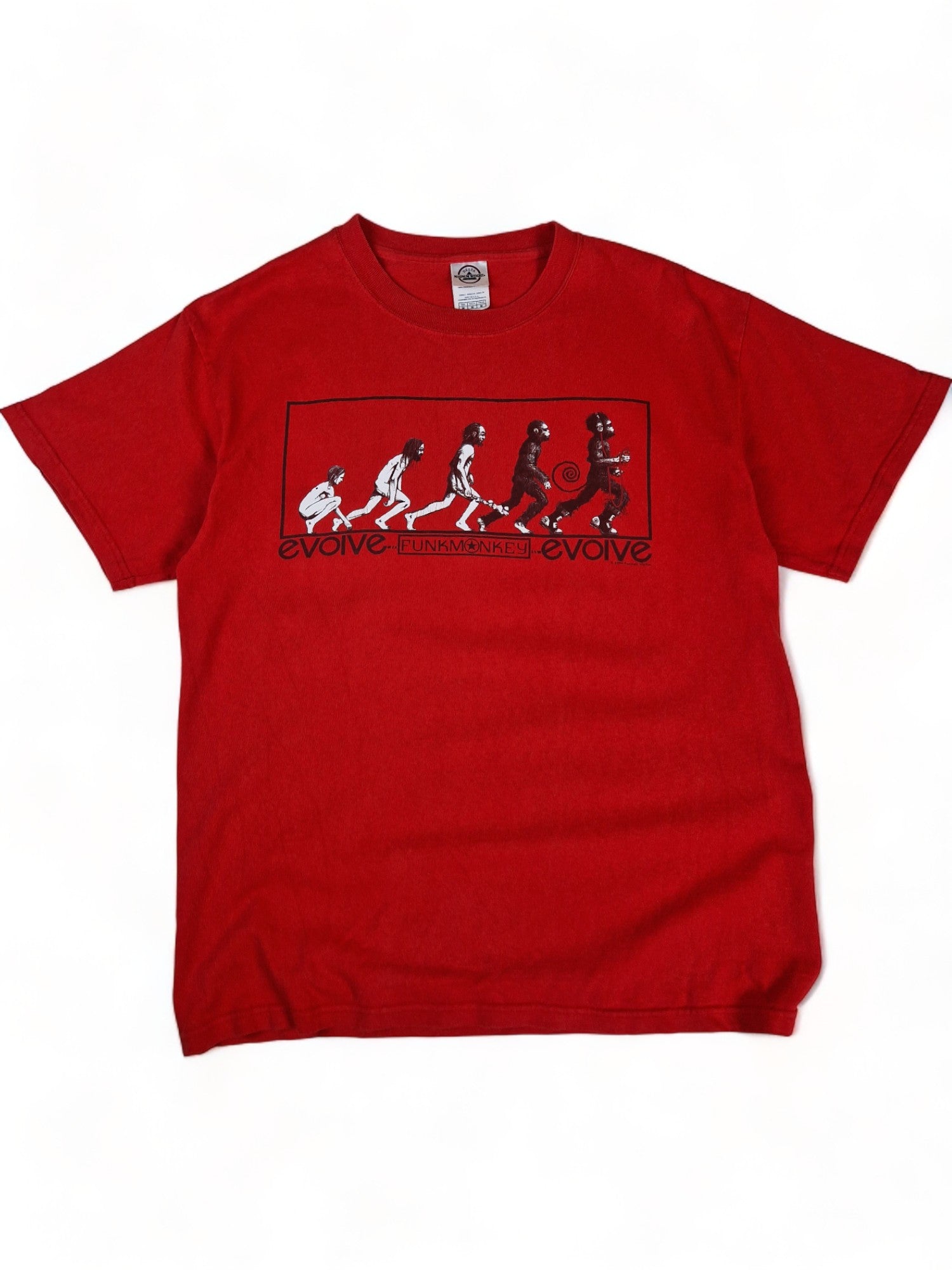 Vintage Fashion Victim Shirt FunkMonkey 2005 Delta Tag Rot M - RareRags