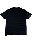 Vintage United Colors Of Benetton Shirt Blumen Print Single Stitch Made In Italy Schwarz XL