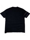 Vintage United Colors Of Benetton Shirt Blumen Print Single Stitch Made In Italy Schwarz XL