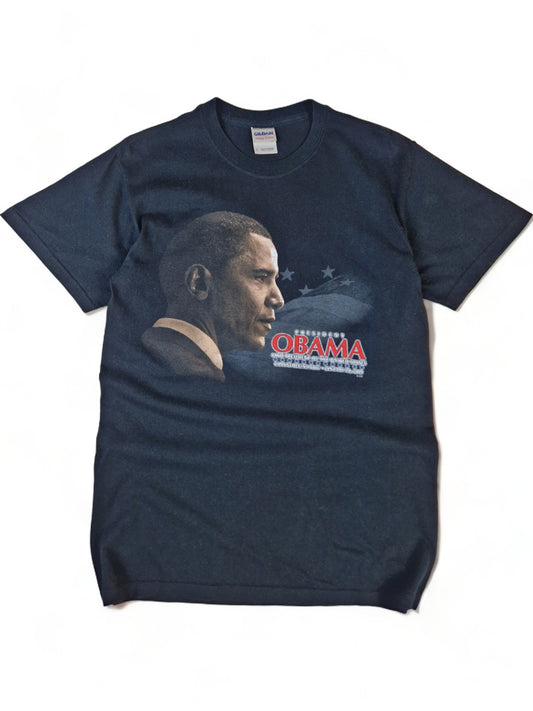 Gildan Shirt "President Obama" 2009 Schwarz S