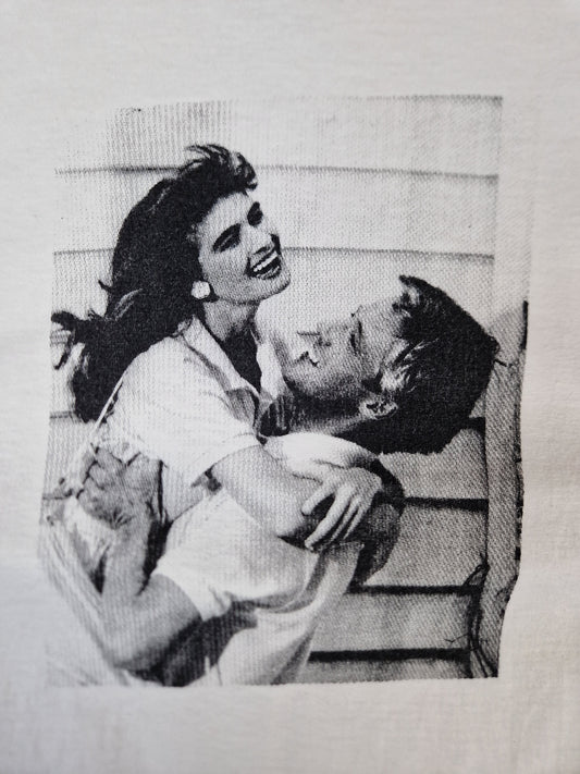 Vintage Shirt Couple Picture Weiß M