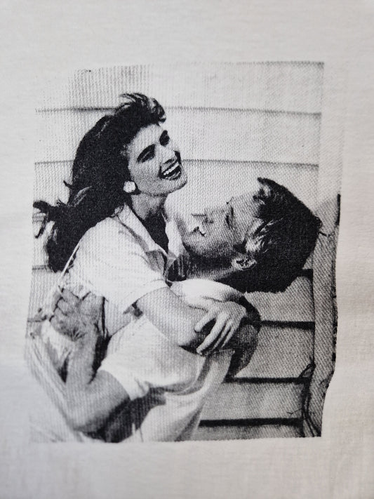 Vintage Shirt Couple Picture Weiß M