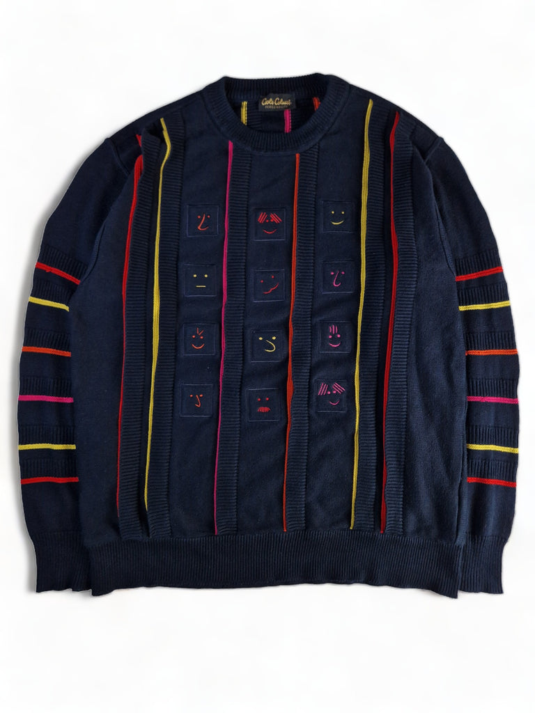 Pullover Westen Carlo Colucci Pullover Rot Schwarz Carlo Colucci