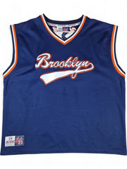 Vintage Karl Kani Jersey Brooklyn #23 Blau Orange XXL