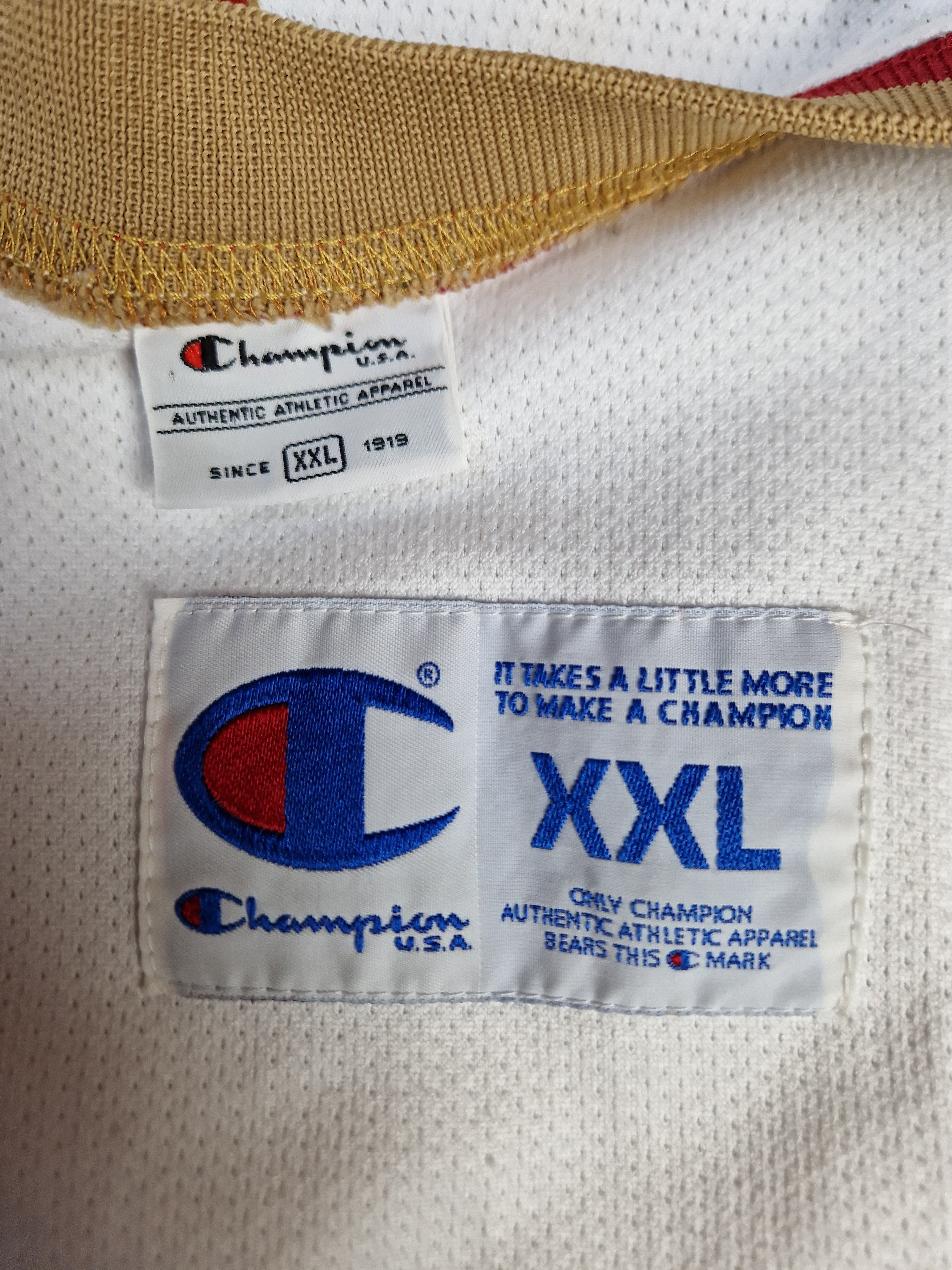 Vintage Champion Jersey Basketball Cleveland Cavaliers James #23 Made In Hungary Weiß XXL