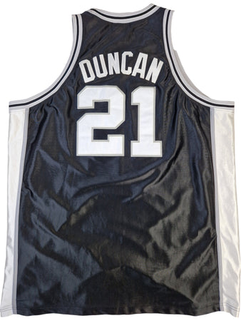 Hardwood Jersey Tim Duncan San Antonio Spurs Finals Made In Korea Schwarz (52) L-XL