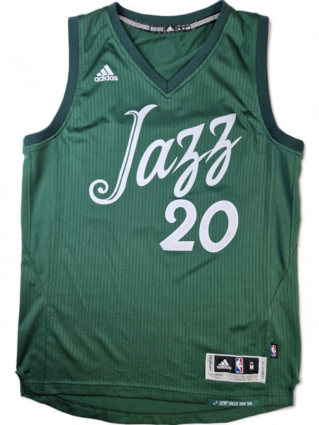 Adidas Jersey Basketball Utha Jazz George Hill #20 2016 Grün M