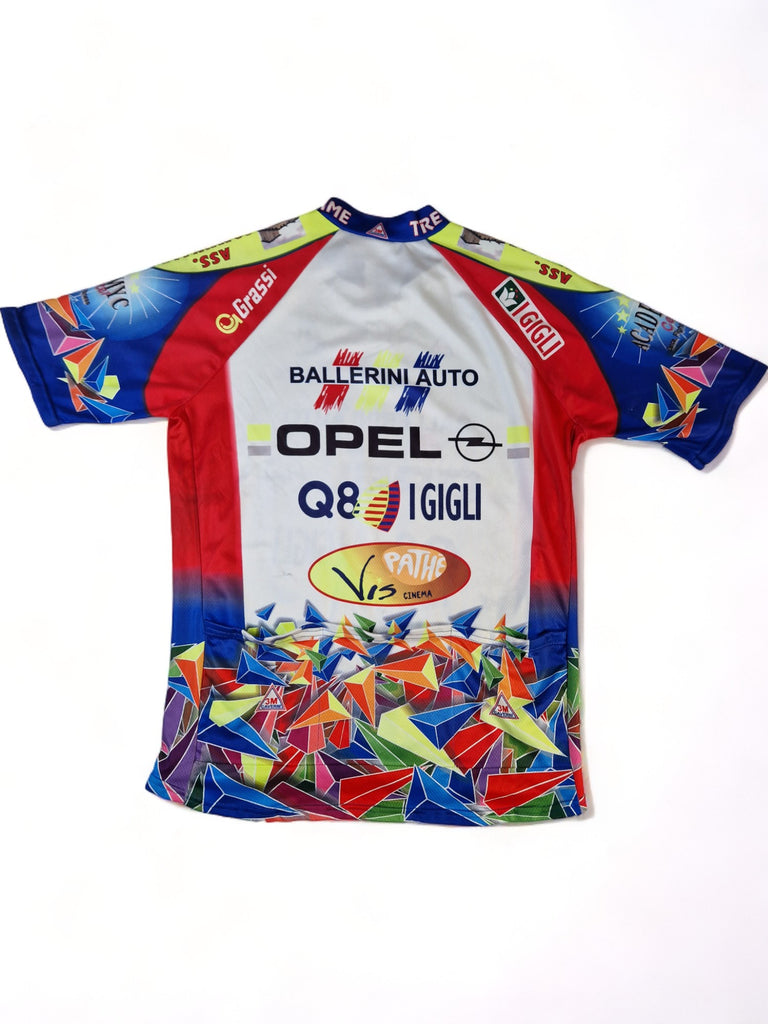 mapei rennrad trikot Vintage Tre Emme Rad-Trikot Ballerini Auto Opel Mercedes Q8 I Gigli Bu – RareRags