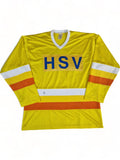 Vintage Koho Eishockey-Trikot HSV #1 Lada Made In Finland Gelb XL
