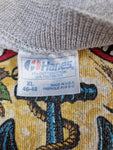 Vintage Hanes Sweater 80s "Anchor Steam Beer" Made In USA Grau XL