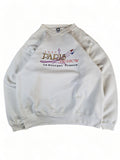 Vintage Cotton Deluxe By Anvil Sweater Paris Airshow 1995 Made In USA Weiß XL