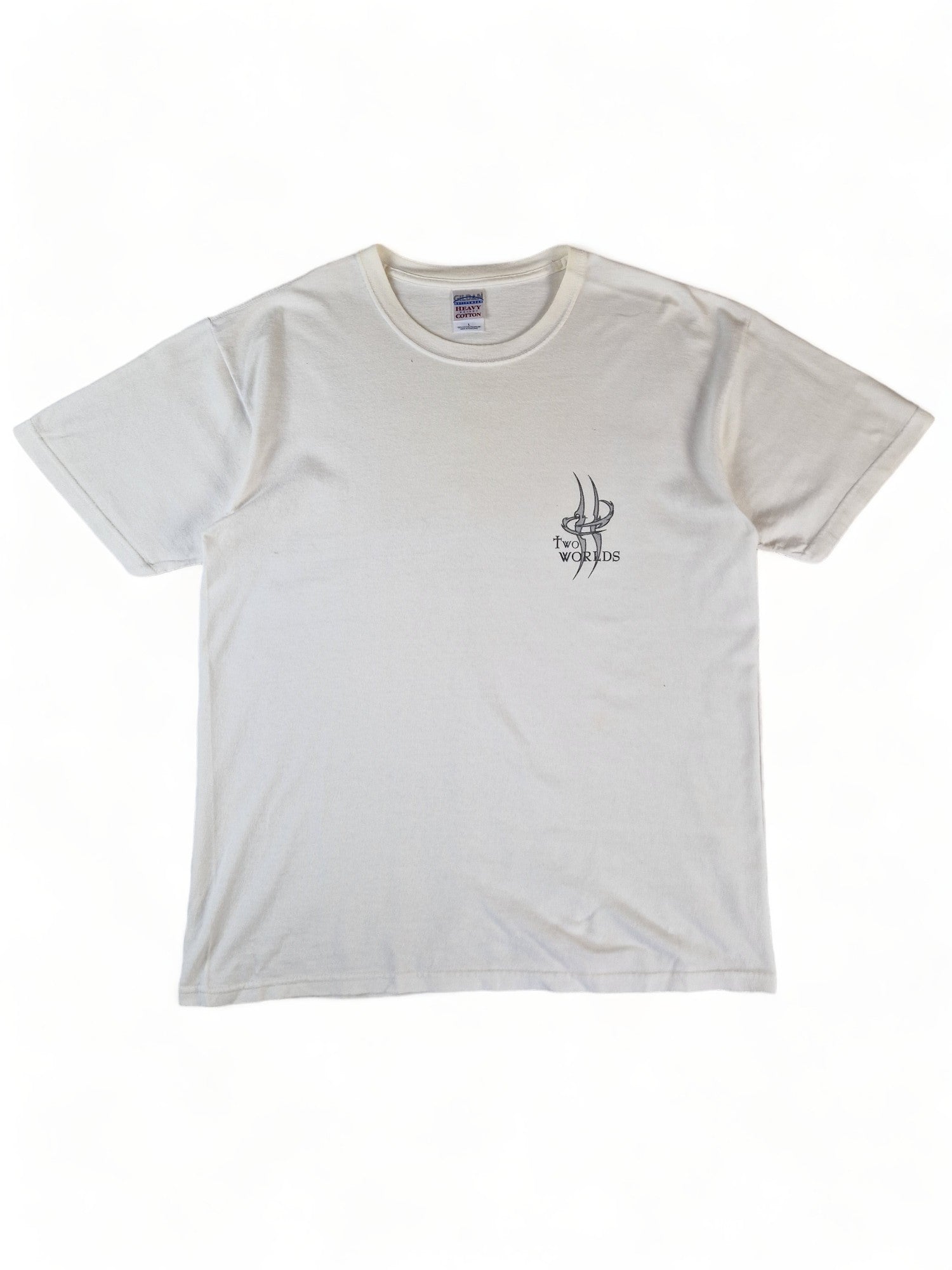 Gildan Shirts Two Worlds Gamer Promo Weiß L