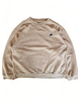 Vintage Nike Sweater Cozy Basic Made In Singapore Grau L