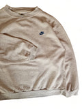 Vintage Nike Sweater Cozy Basic Made In Singapore Grau L
