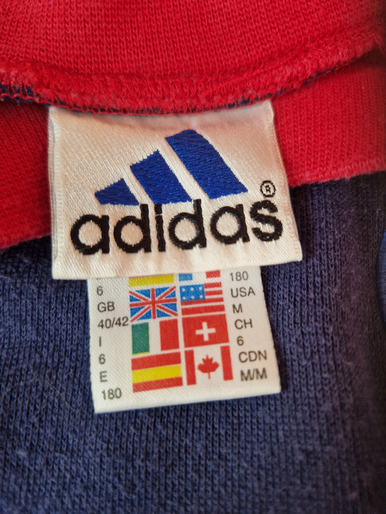 Vintage Adidas Sweater FC Bayern Munchen Rot Navy M RareRags