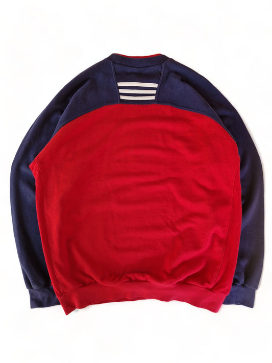 Vintage Adidas Sweater FC Bayern München Rot Navy M